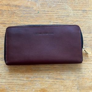 Portland Leather Accordion Zip Wallet